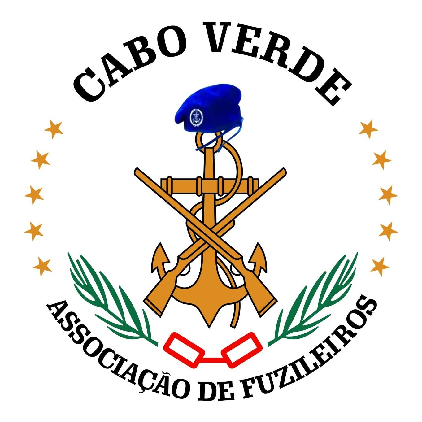 Logotipo oficial Cabo Verde - Associação de Fuzileiros